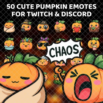 Cute Pumpkin Emotes